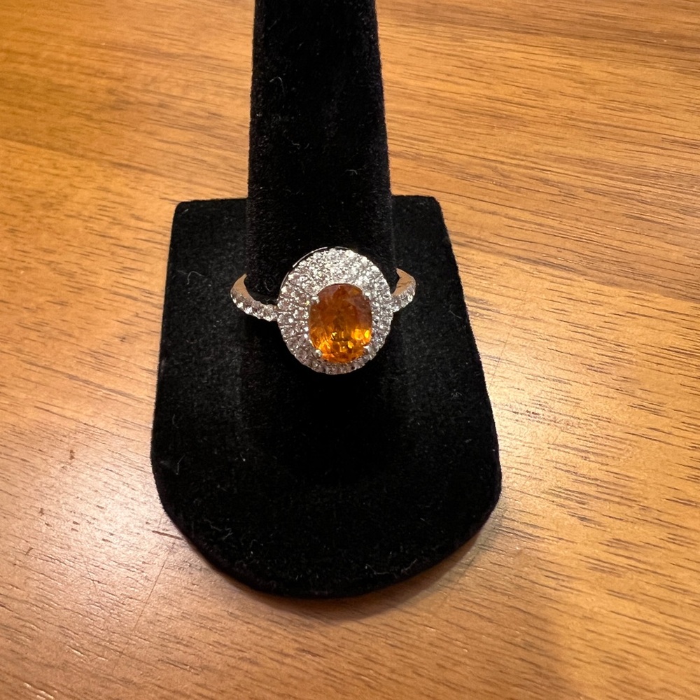 Yellow Sapphire Cocktail Ring